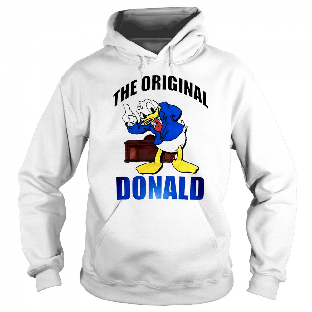 Donald Duck Beige Disney The Original Donald cartoon shirt Sweatshirt
