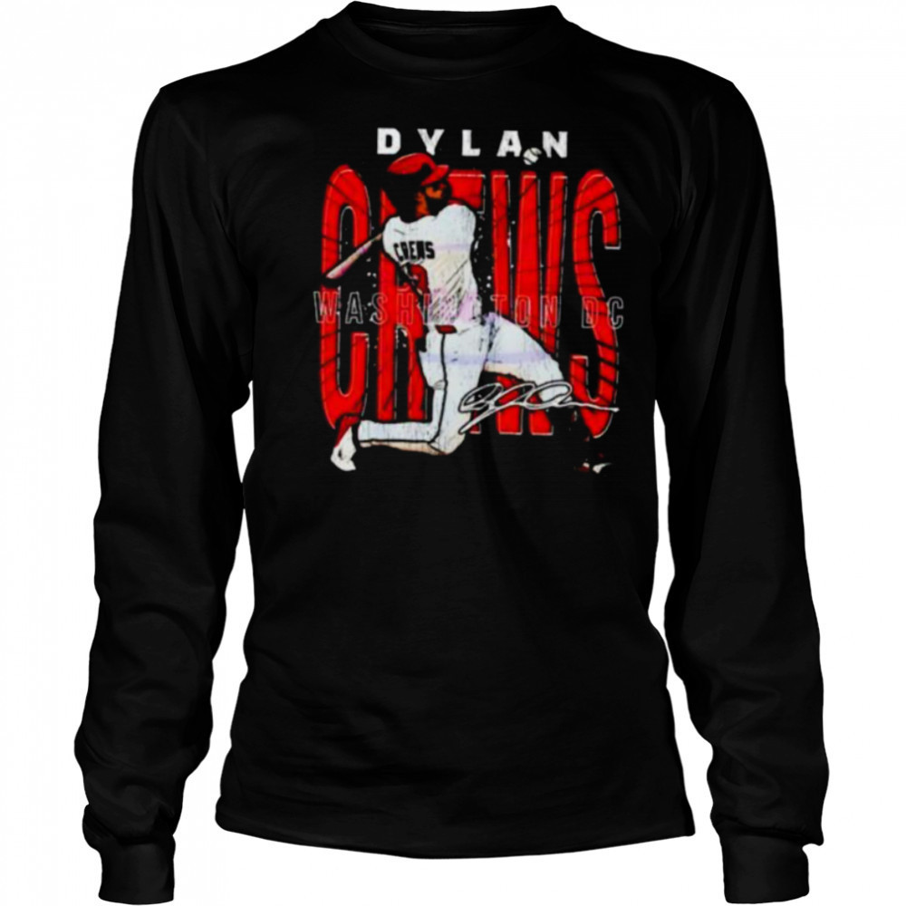 Dylan Crews player Washington Nationals Baseball shirt Long Sleeved