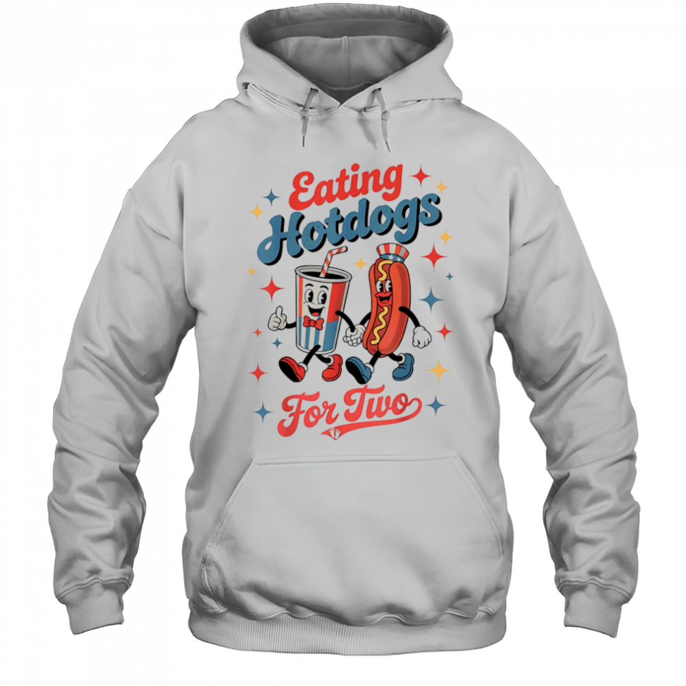 Eating hotdogs for two shirt Hoodie