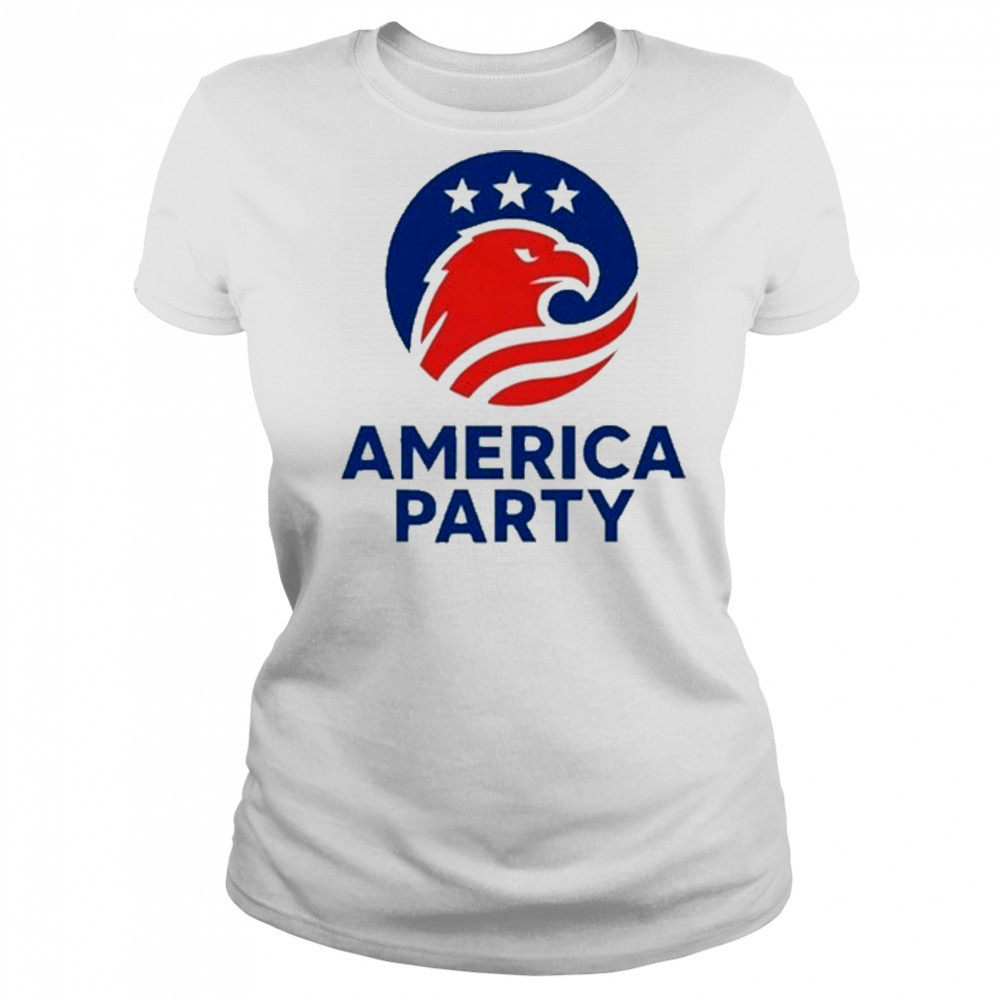 Elon Musk America Party Flag T-Shirt Women's T-shirt