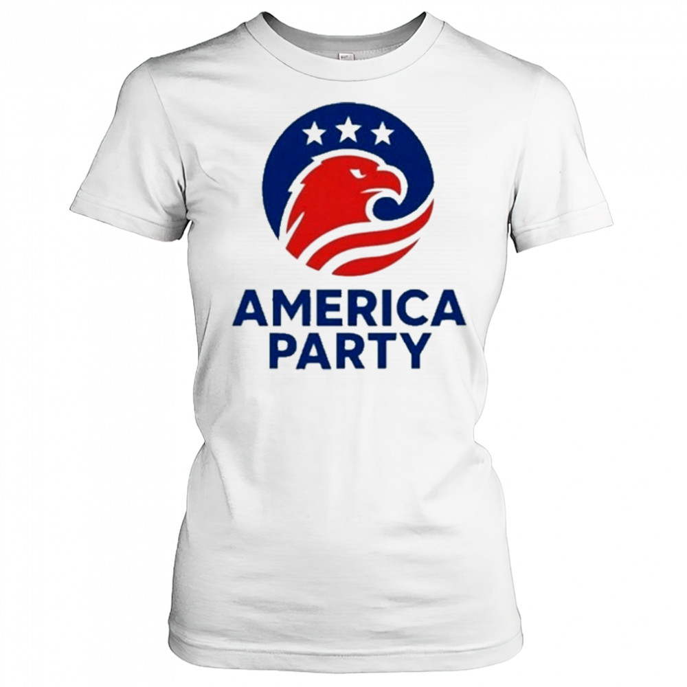 Elon Musk America Party Flag T-Shirt Women's T-shirt