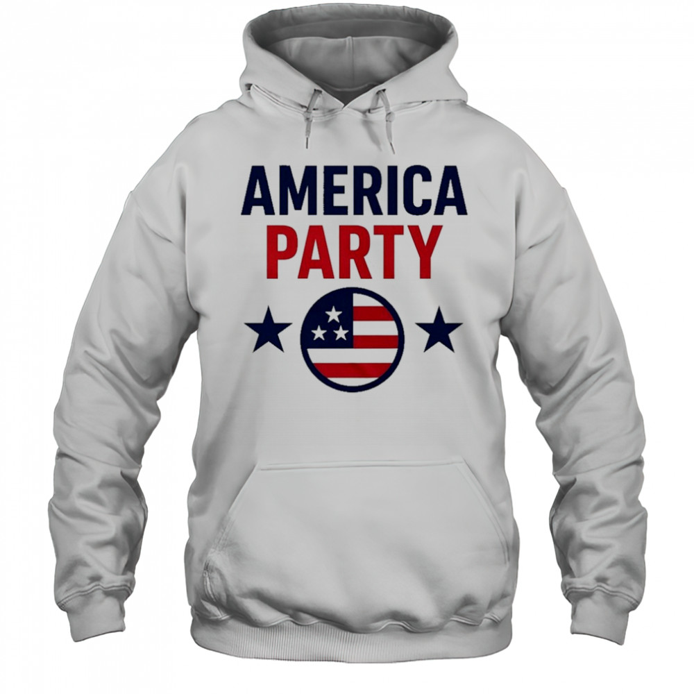 Elon Musk America Party Supporter T-Shirt Hoodie