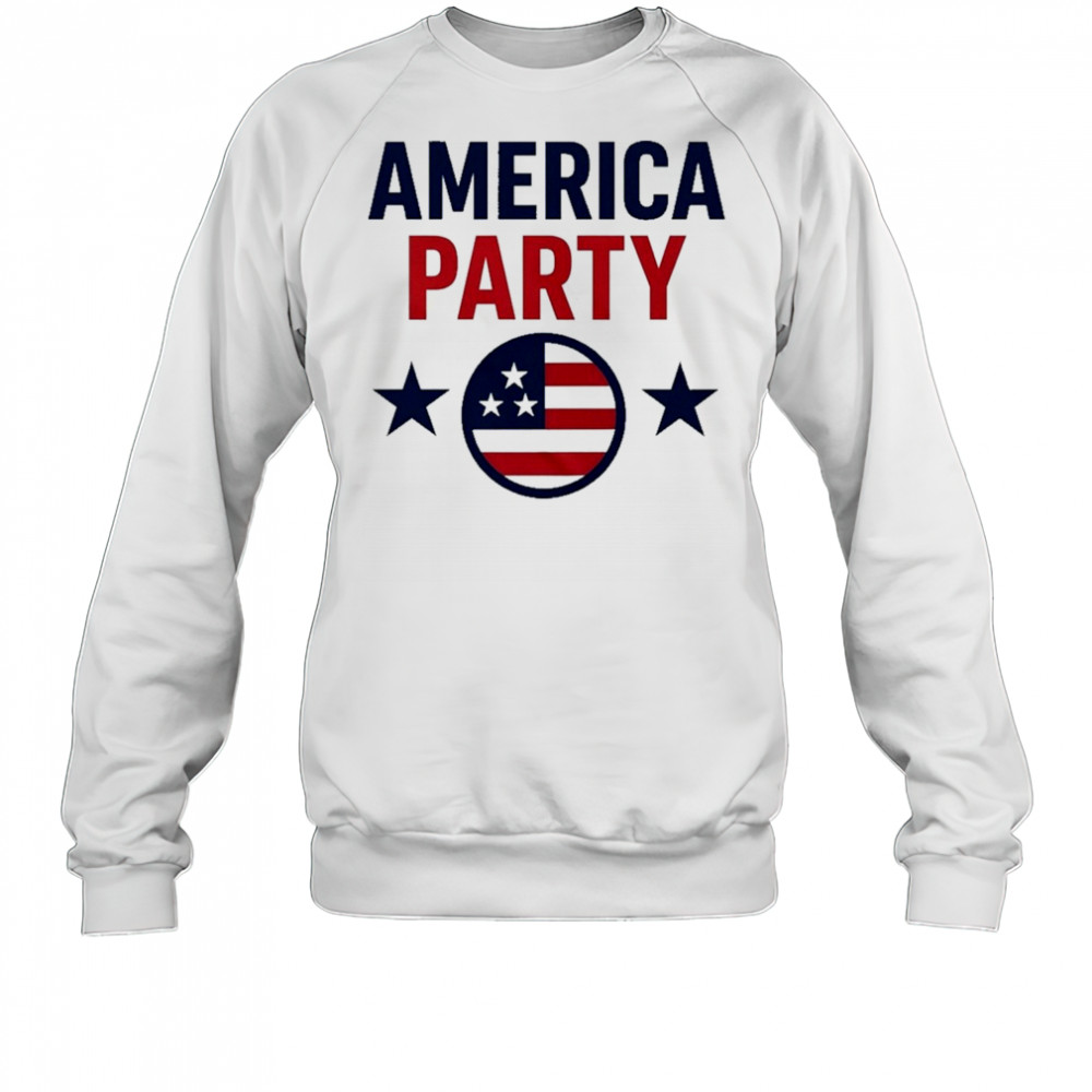 Elon Musk America Party Supporter T-Shirt Sweatshirt