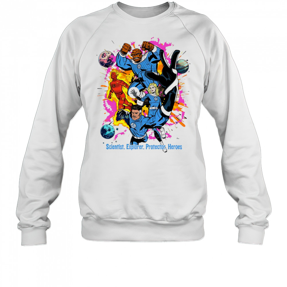 Fantastic 4 scientist explorer protector heroes shirt Sweatshirt