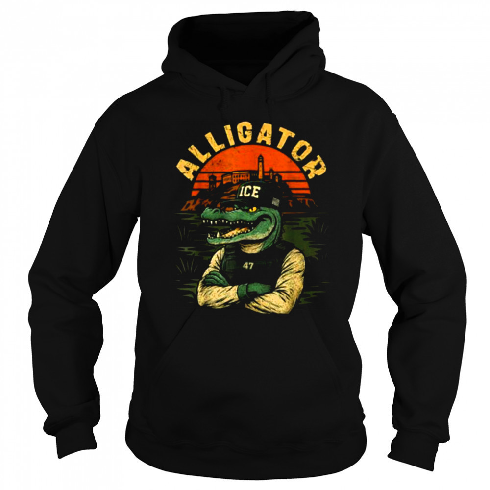 Florida Alligator Ice Funny Trump 2025 T Shirt Sweatshirt