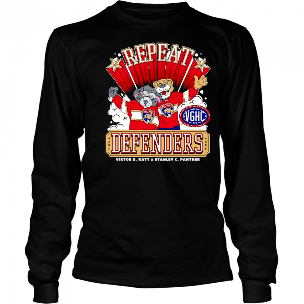 Florida Panthers 2024-2025 Back-to-Back Stanley Cup Champions Repeat Defenders shirt Long Sleeved