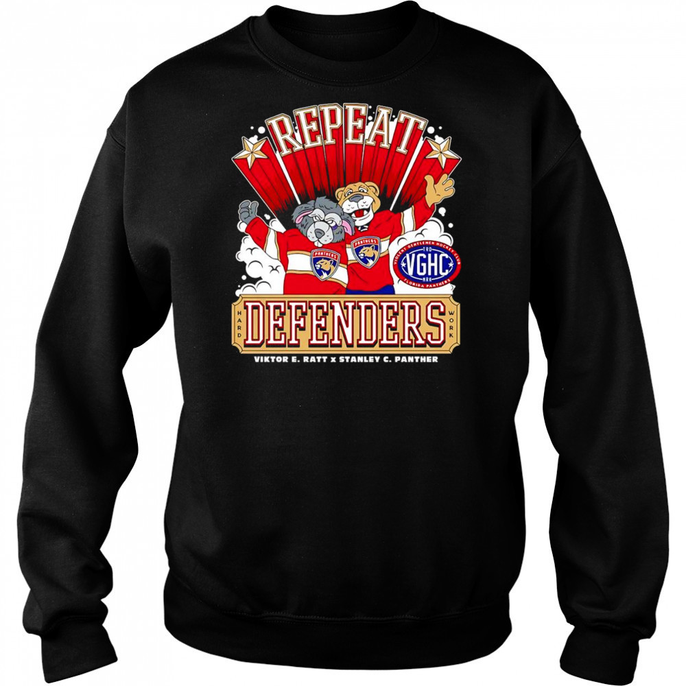 Florida Panthers 2024-2025 Back-to-Back Stanley Cup Champions Repeat Defenders shirt Hoodie
