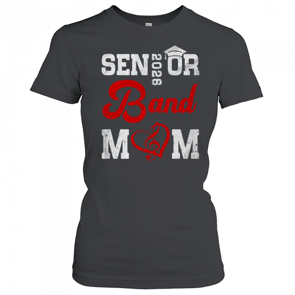 Graduation For Horn Player Senior 2026 Marching Band Mom shirt Women's T-shirt