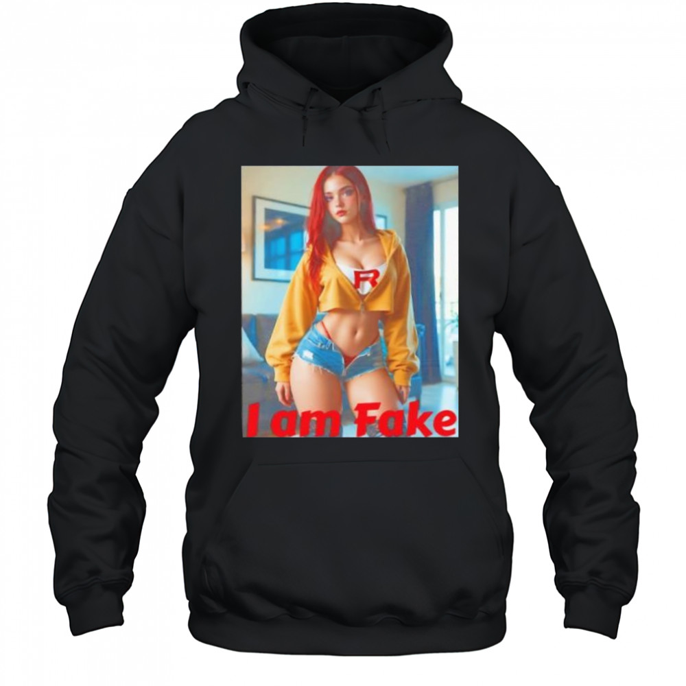 I am Fake girl shirt Hoodie
