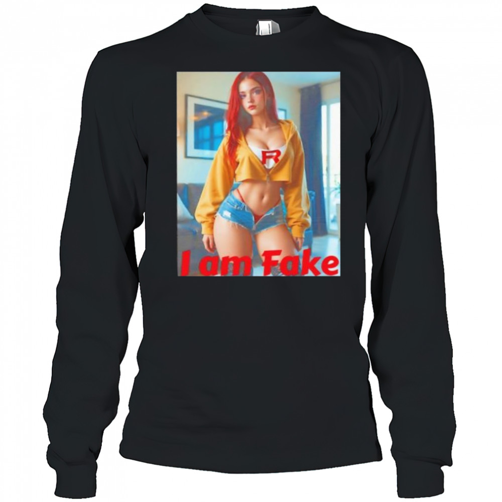 I am Fake girl shirt Long Sleeved