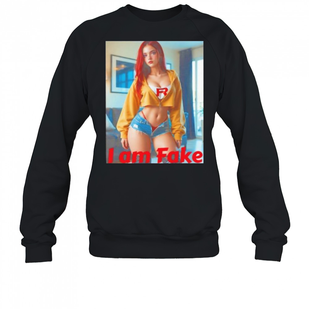 I am Fake girl shirt Sweatshirt