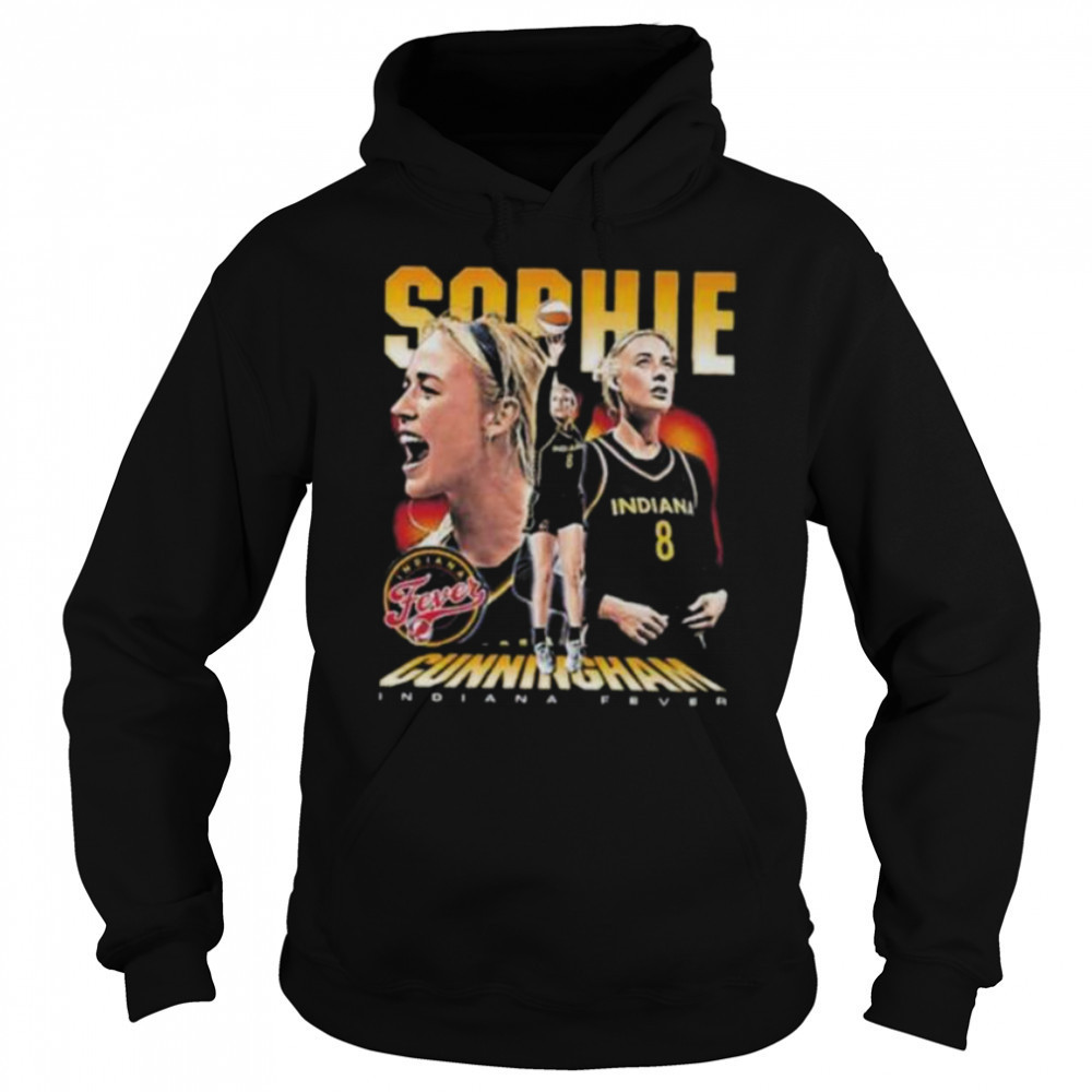 Indiana Fever Sophie Cunninghamel Vintage Graphic T shirt Sweatshirt