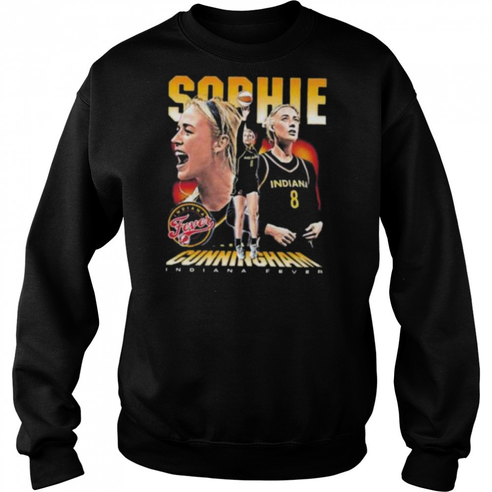 Indiana Fever Sophie Cunninghamel Vintage Graphic T shirt Hoodie
