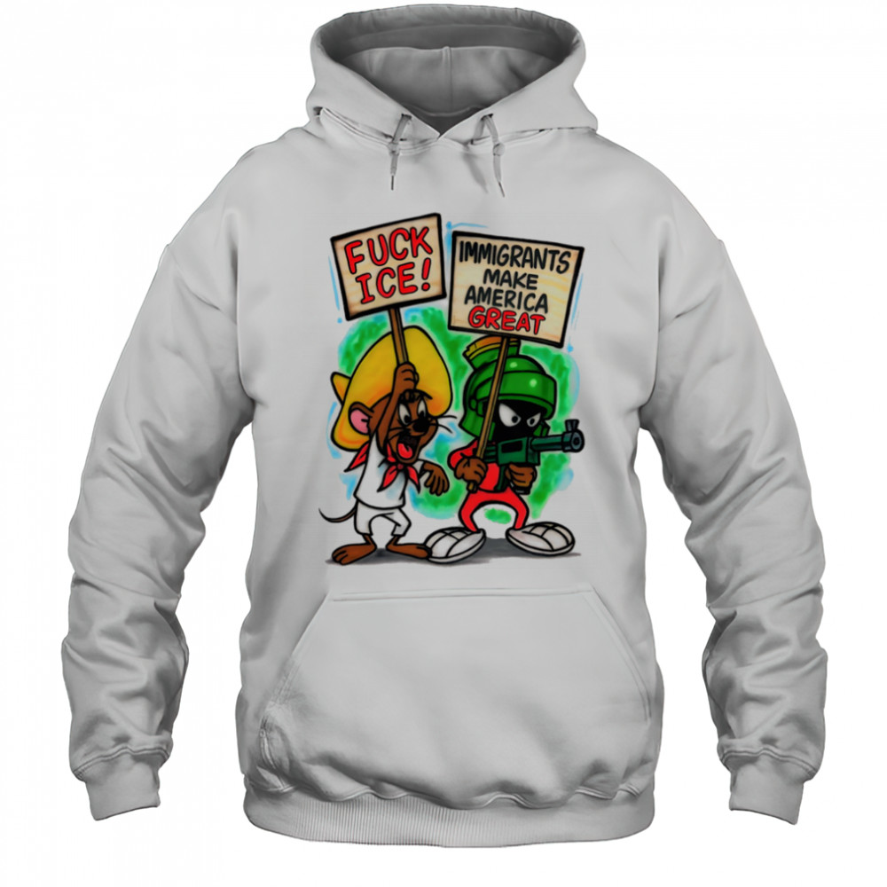 Jerry and Marvin Fuck ice immigrants make America great shirt Hoodie
