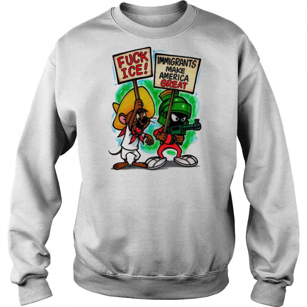 Jerry and Marvin Fuck ice immigrants make America great shirt Hoodie