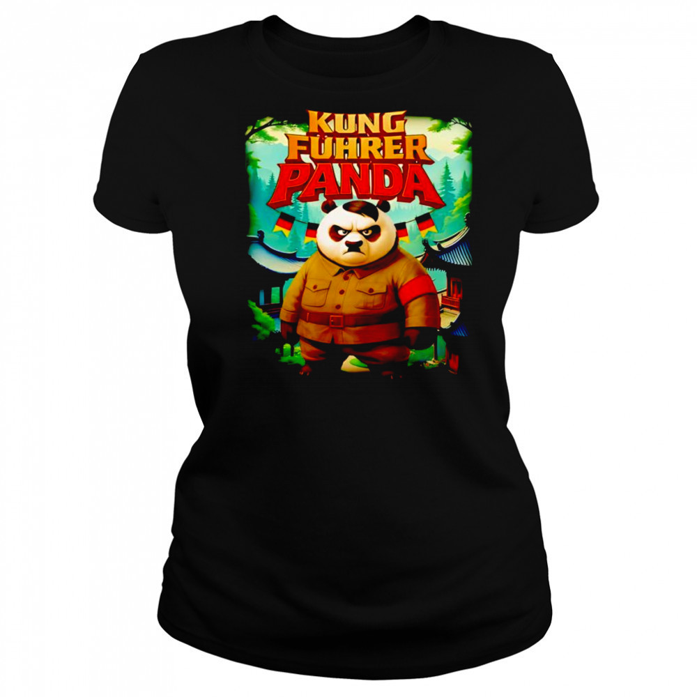 Kung Fuhrer Panda funny shirt Women's T-shirt