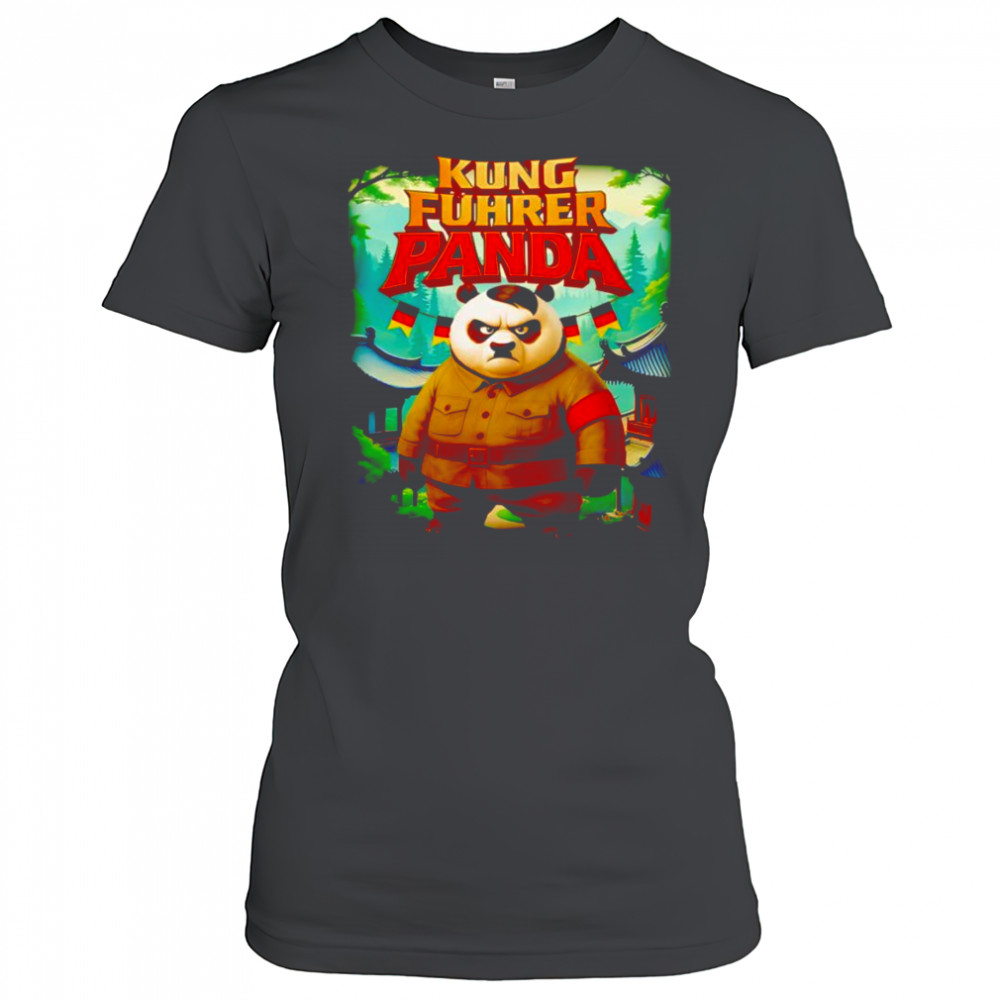 Kung Fuhrer Panda funny shirt Women's T-shirt