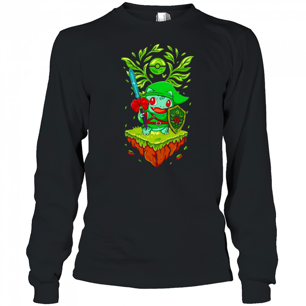 Legend of Grass Pokemon shirt Long Sleeved