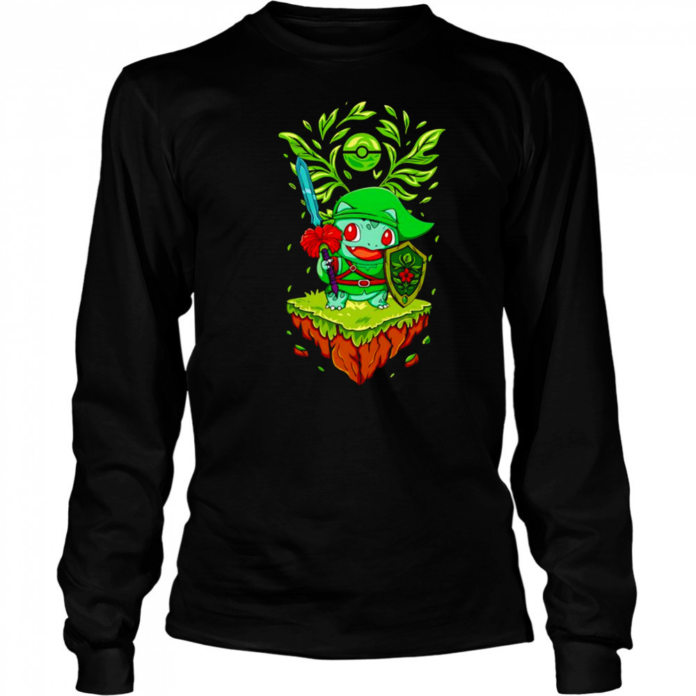 Legend of Grass Pokemon shirt Long Sleeved