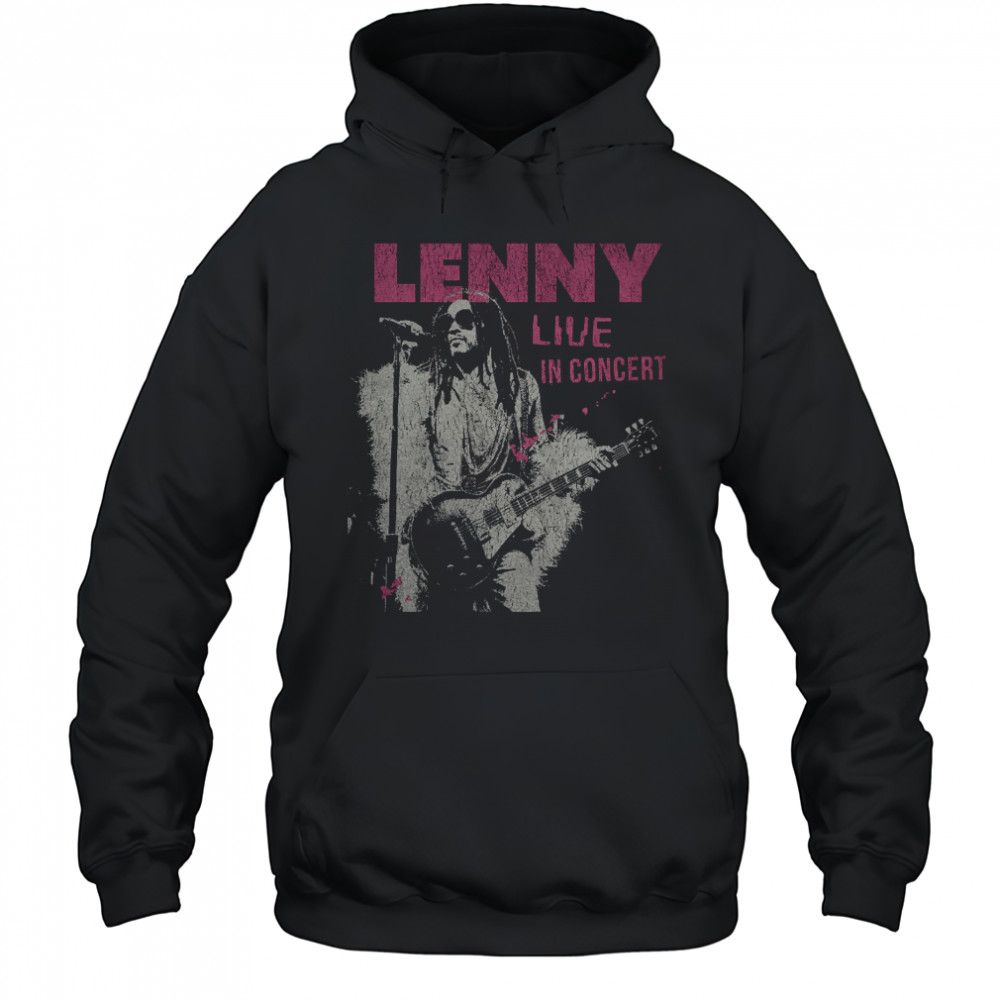 Lenny Kravitz With Guitar Live In Concert T shirt Hoodie
