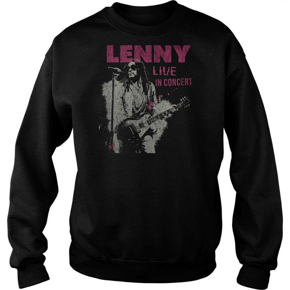 Lenny Kravitz With Guitar Live In Concert T shirt Hoodie