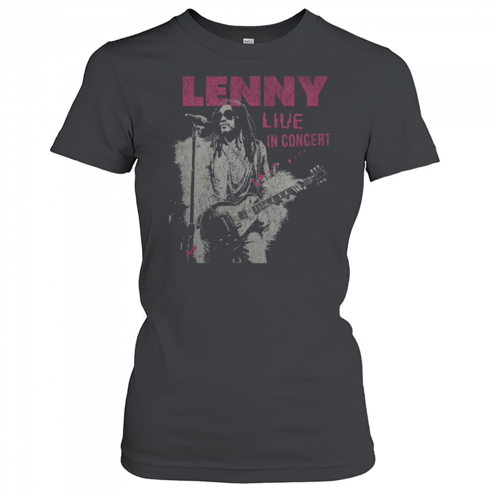 Lenny Kravitz With Guitar Live In Concert T shirt Women's T-shirt