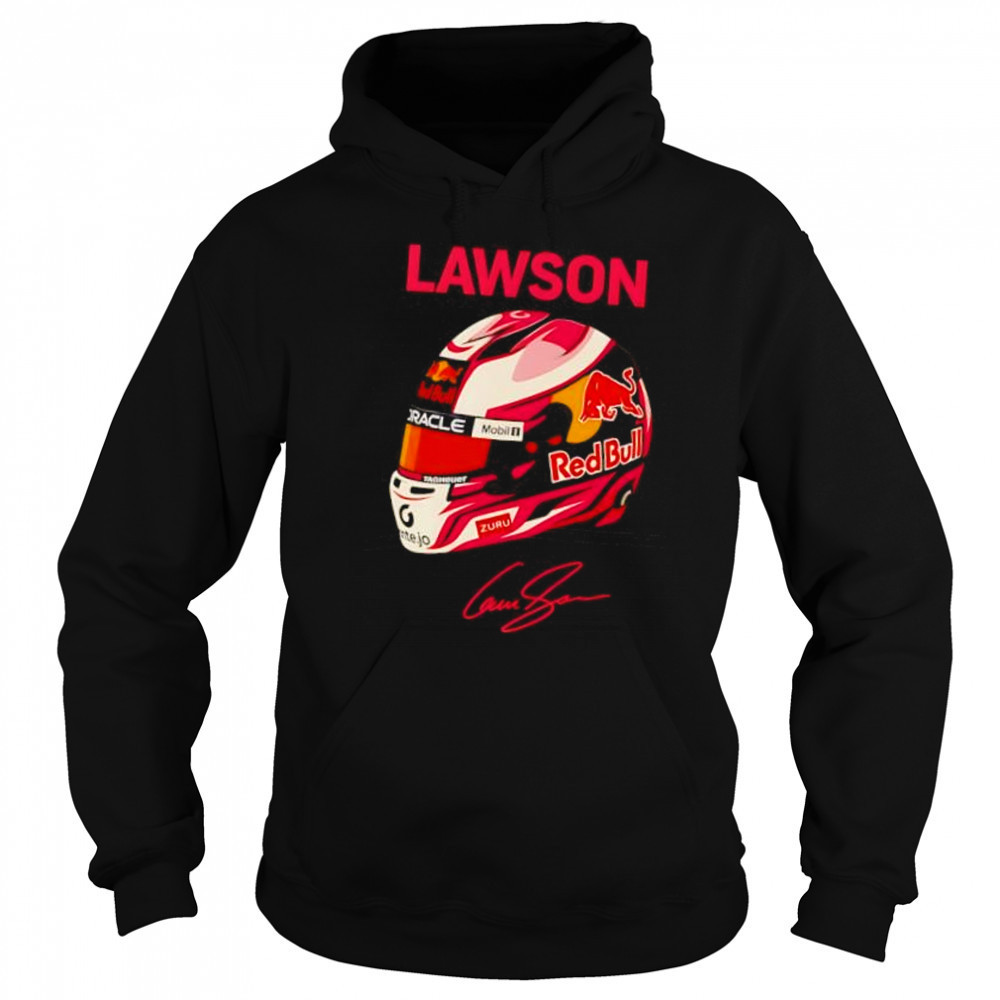 Liam Lawson Red Bull F1 2025 helmet signature shirt Sweatshirt