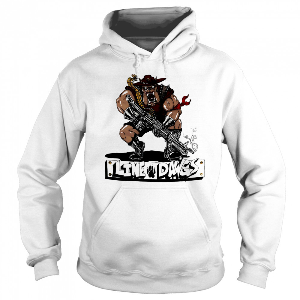 Line Dawgs 90s Military Guns Army Infantry USA shirt Sweatshirt