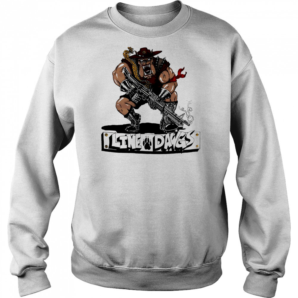 Line Dawgs 90s Military Guns Army Infantry USA shirt Hoodie