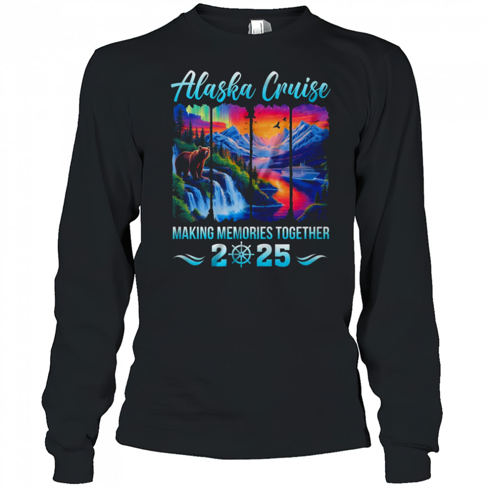 Matching Family Friends Group Alaskan Alaska Cruise 2025 shirt Long Sleeved