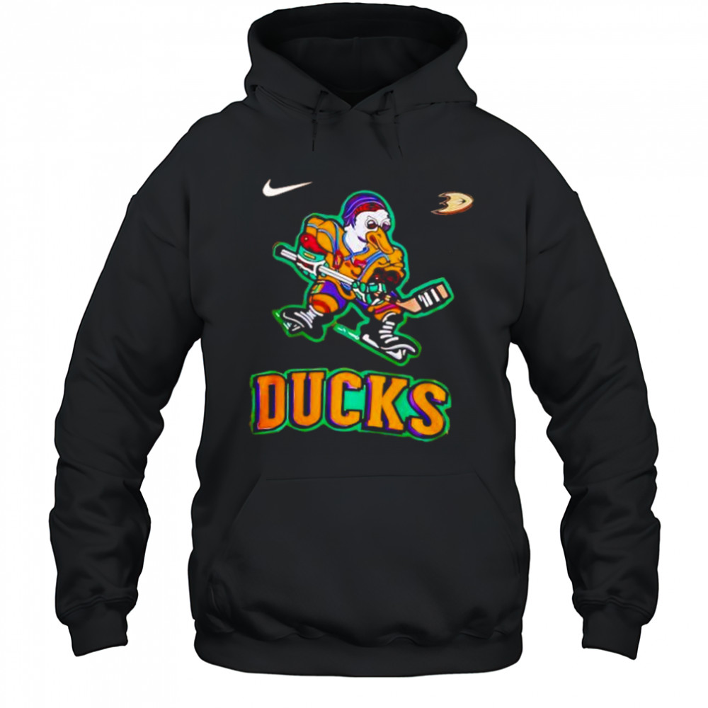 Mighty Ducks Retro Special Edition Orange mascot shirt Hoodie