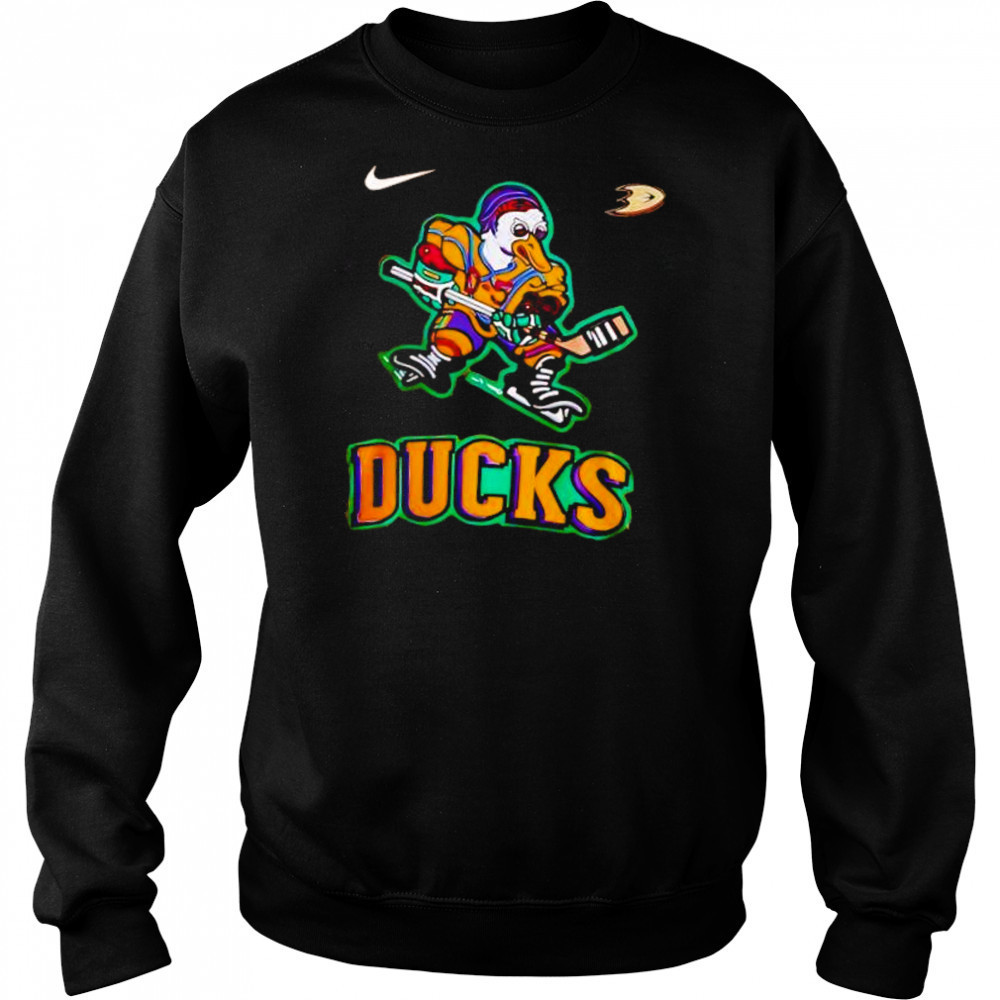 Mighty Ducks Retro Special Edition Orange mascot shirt Hoodie