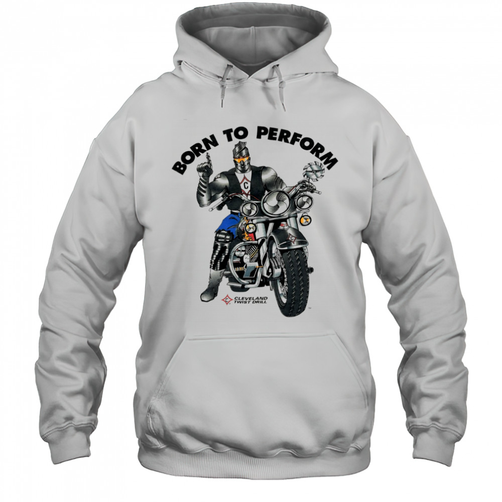 Motorcycle Flames Grunge Moto USA Born to Perform Cleveland Twist Drill shirt Hoodie