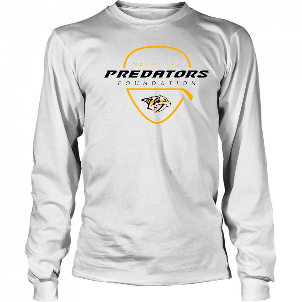 Nashville Predators Foundation logo shirt Long Sleeved