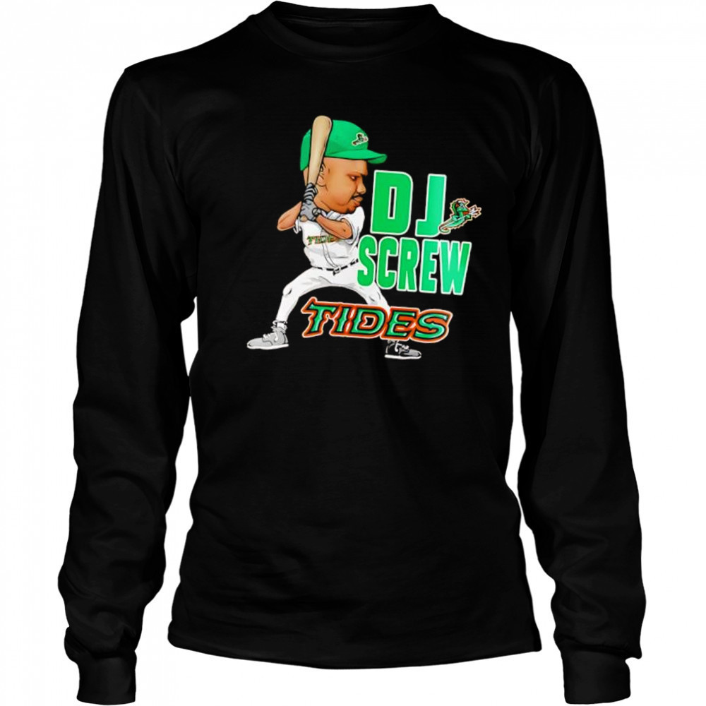 Norfolk Tides DJ Screw Special Baseball shirt Long Sleeved