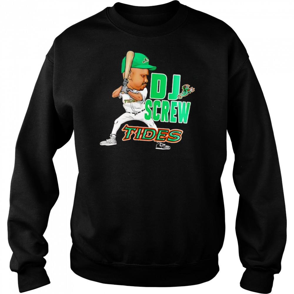 Norfolk Tides DJ Screw Special Baseball shirt Hoodie
