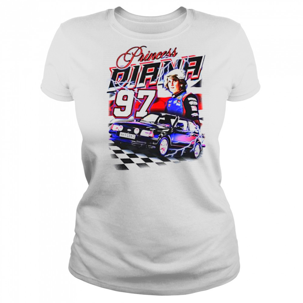 Notsafeforwear Store Merch Princess Diana Racing shirt Women's T-shirt