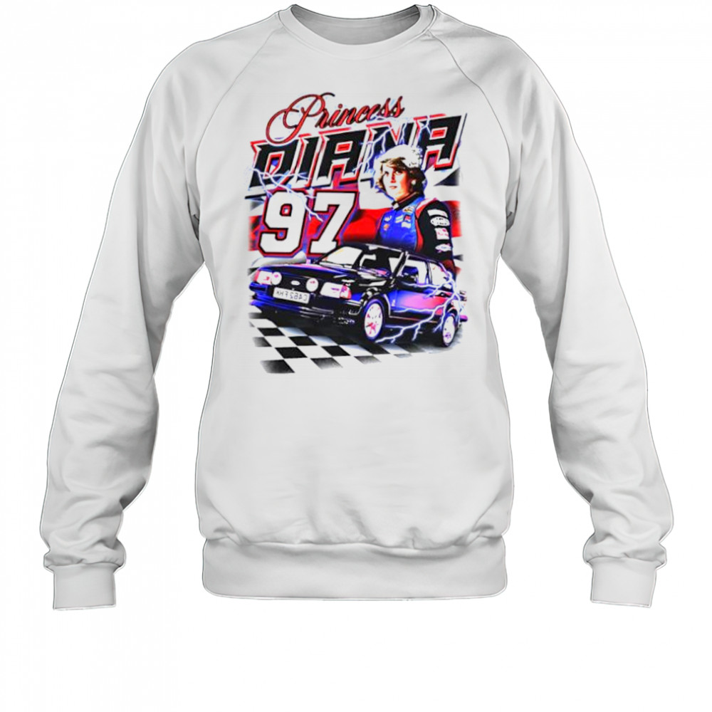 Notsafeforwear Store Merch Princess Diana Racing shirt Sweatshirt