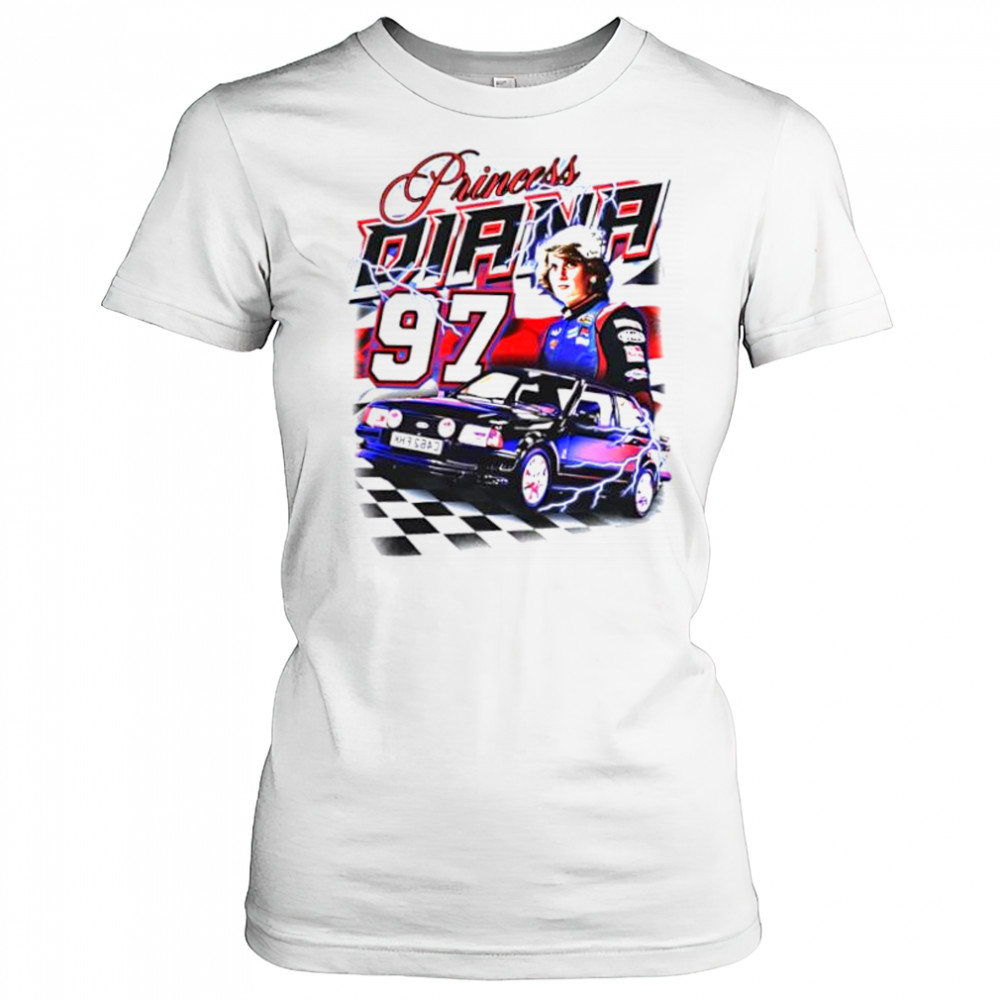 Notsafeforwear Store Merch Princess Diana Racing shirt Women's T-shirt