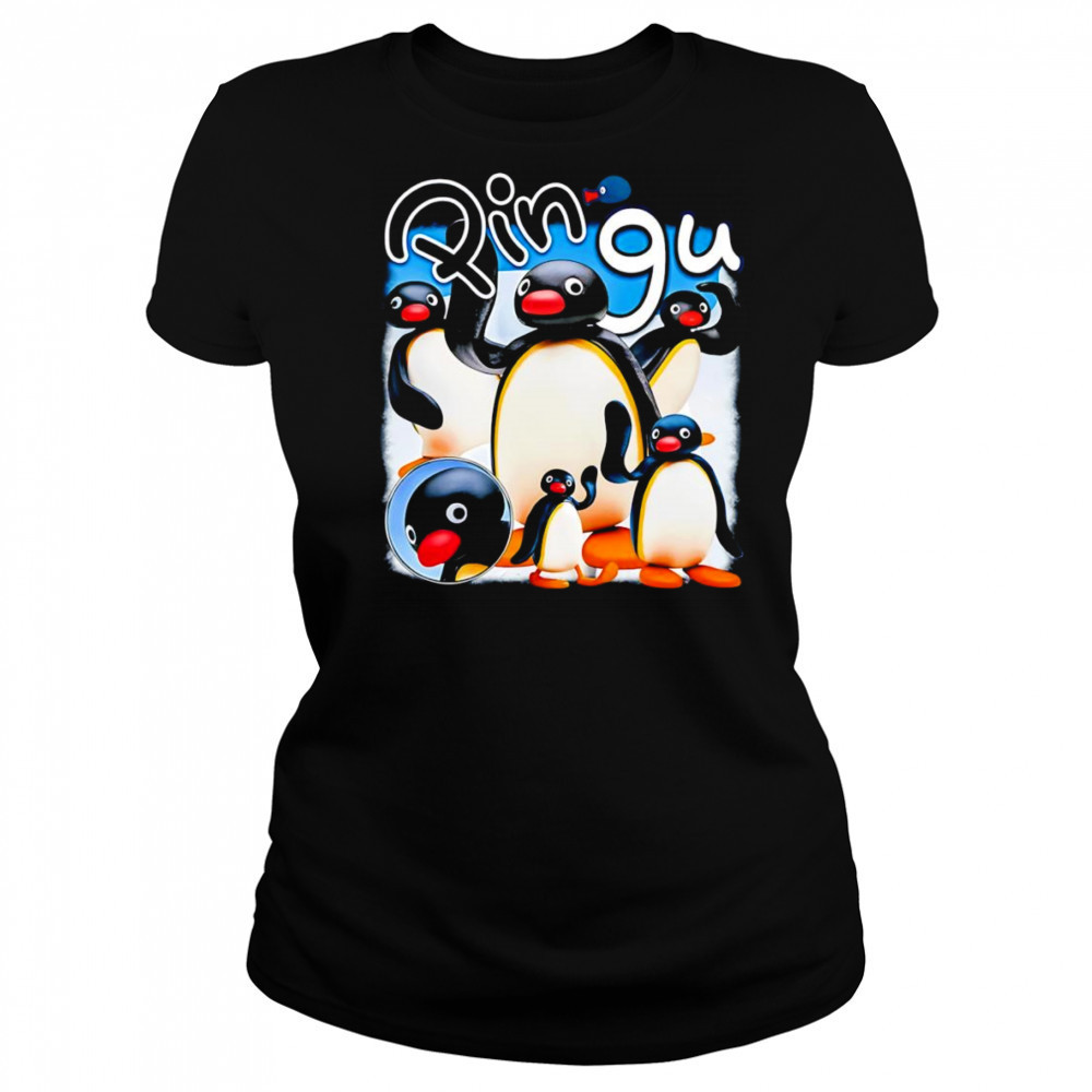 Pingu Pingi cartoon graphic shirt Women's T-shirt