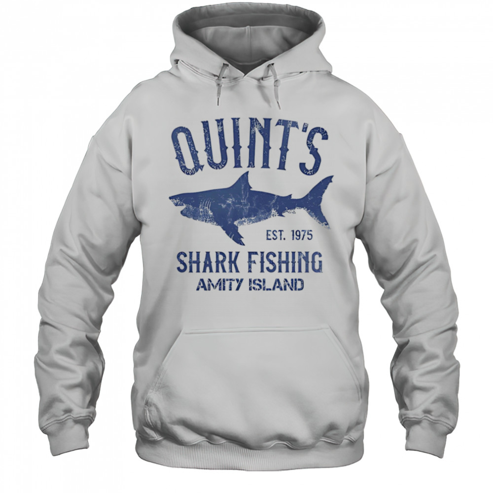 Quint’s shark fishing amity island shirt Hoodie