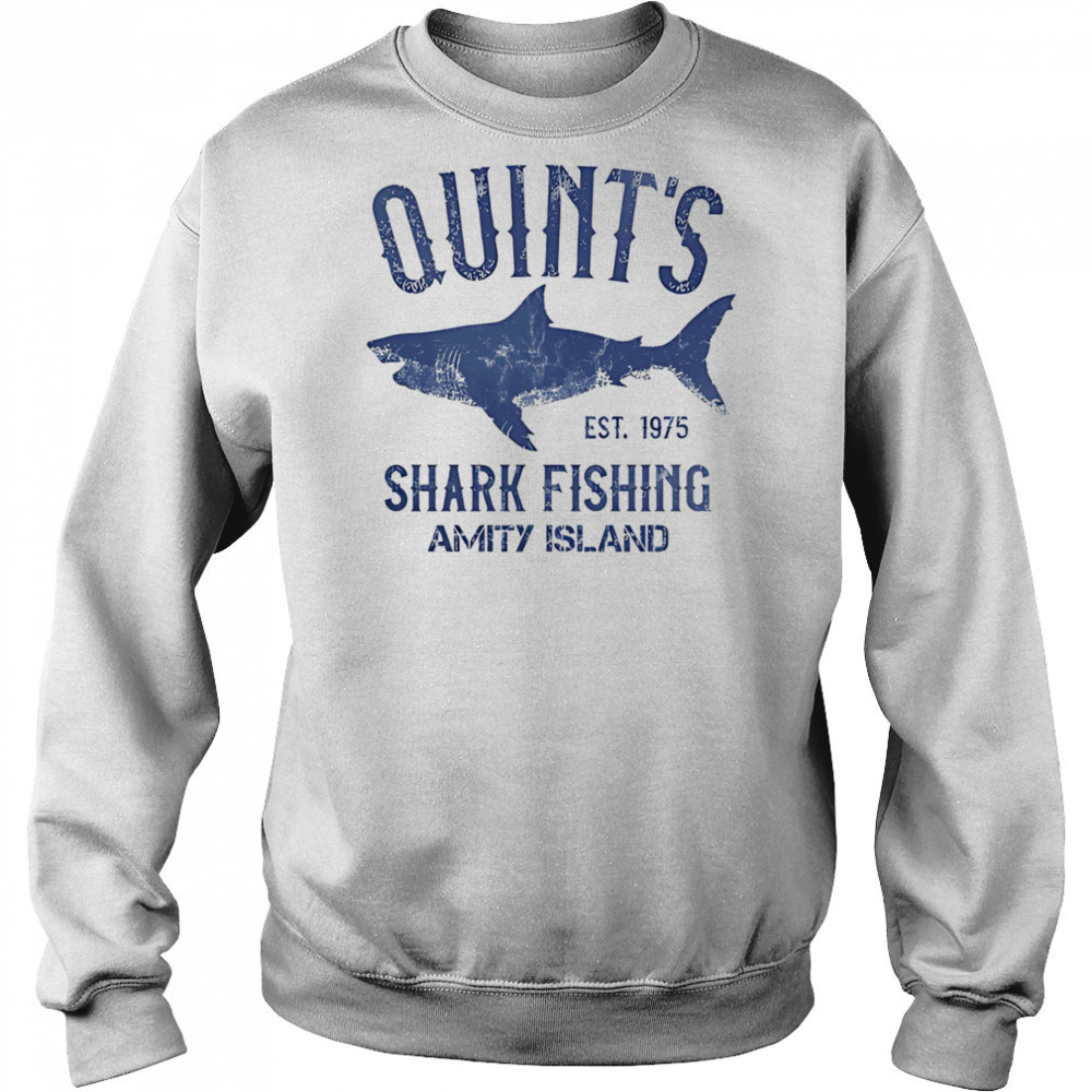 Quint’s shark fishing amity island shirt Hoodie