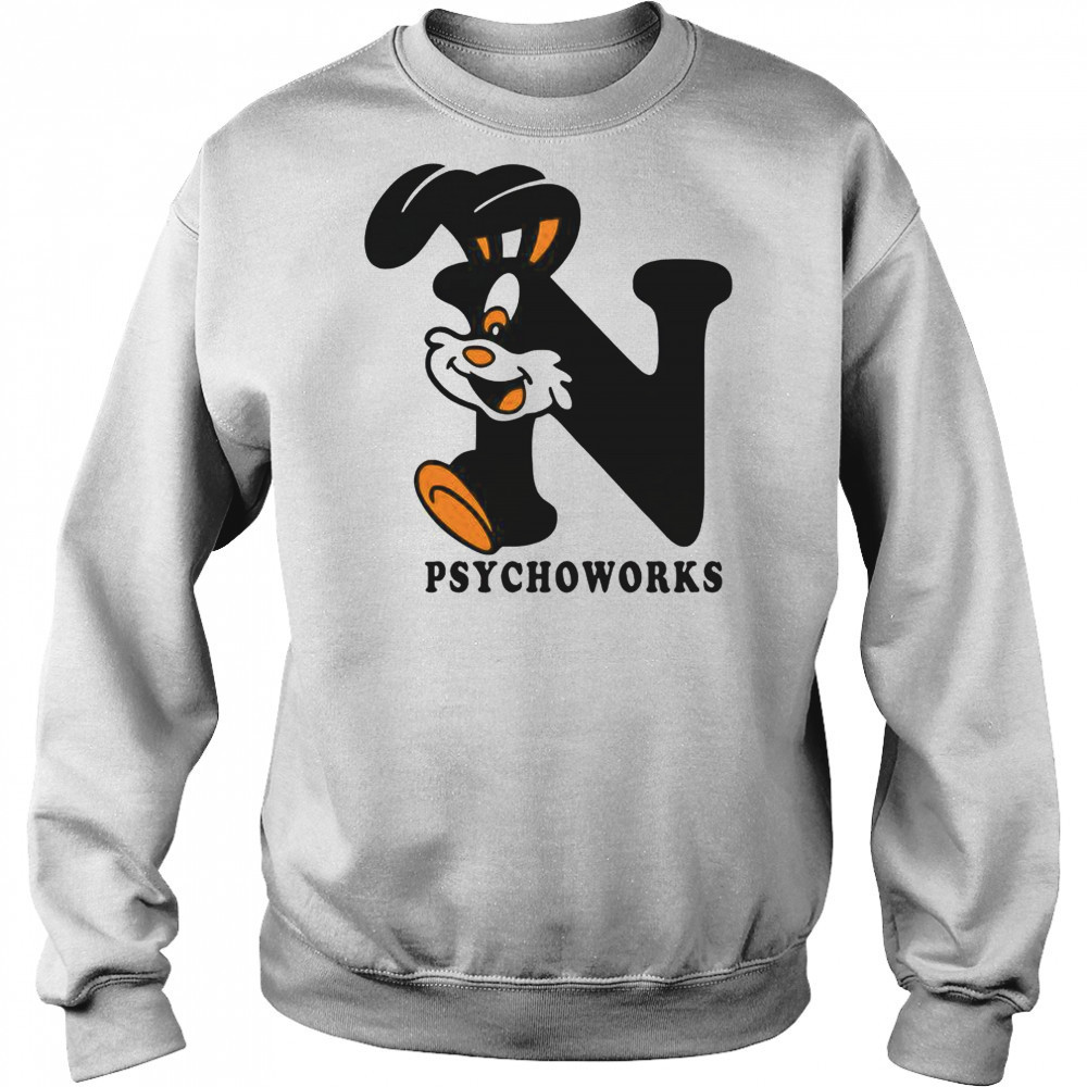 Rabbit Psychoworks T-Shirt Hoodie