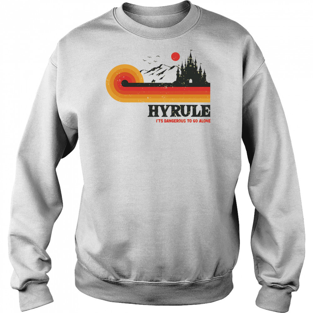 Retro Legend Hyrule it’s dangerous to go alone shirt Hoodie