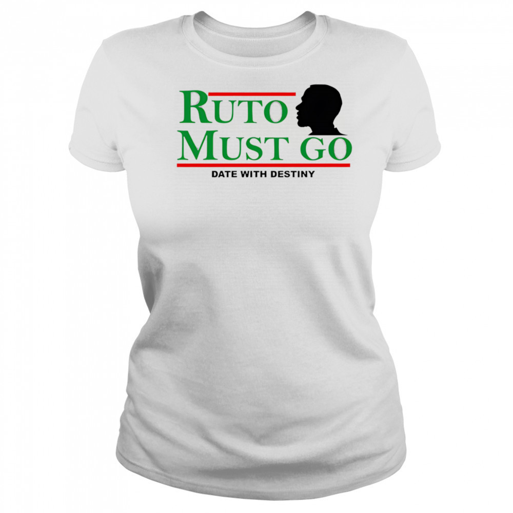 Ruto must go date with destiny shirt Women's T-shirt