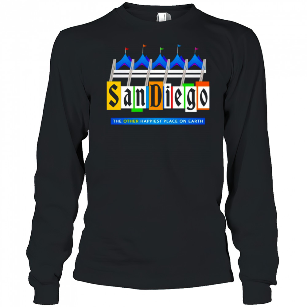 San Diego UBlog Happiest place shirt Long Sleeved