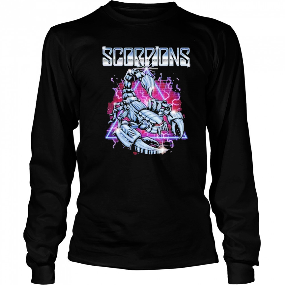 Scorpions European Tour 2025 Robotic T-Shirt Long Sleeved
