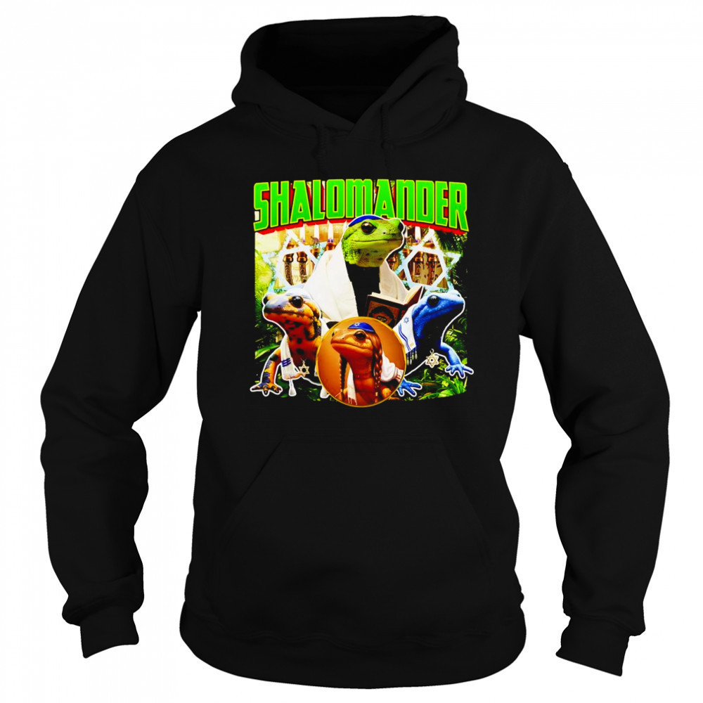 Shalomander Jewish Salamander graphic shirt Sweatshirt