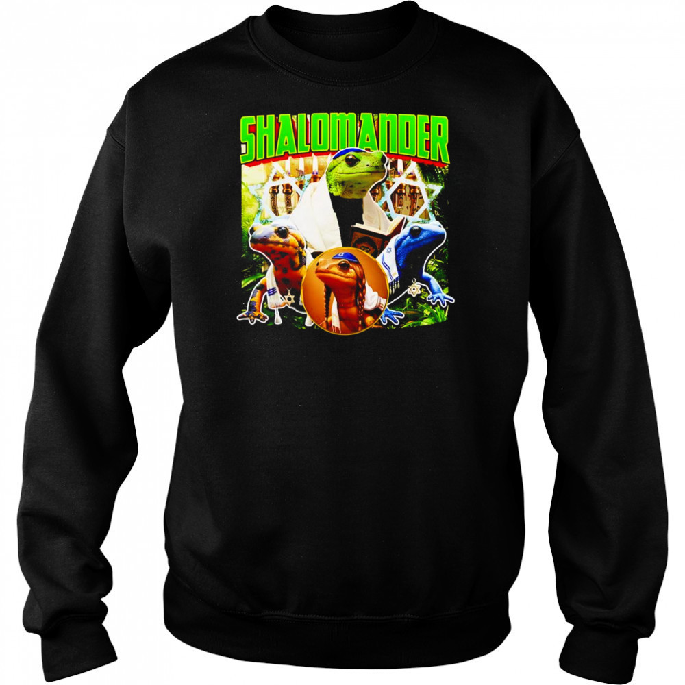 Shalomander Jewish Salamander graphic shirt Hoodie