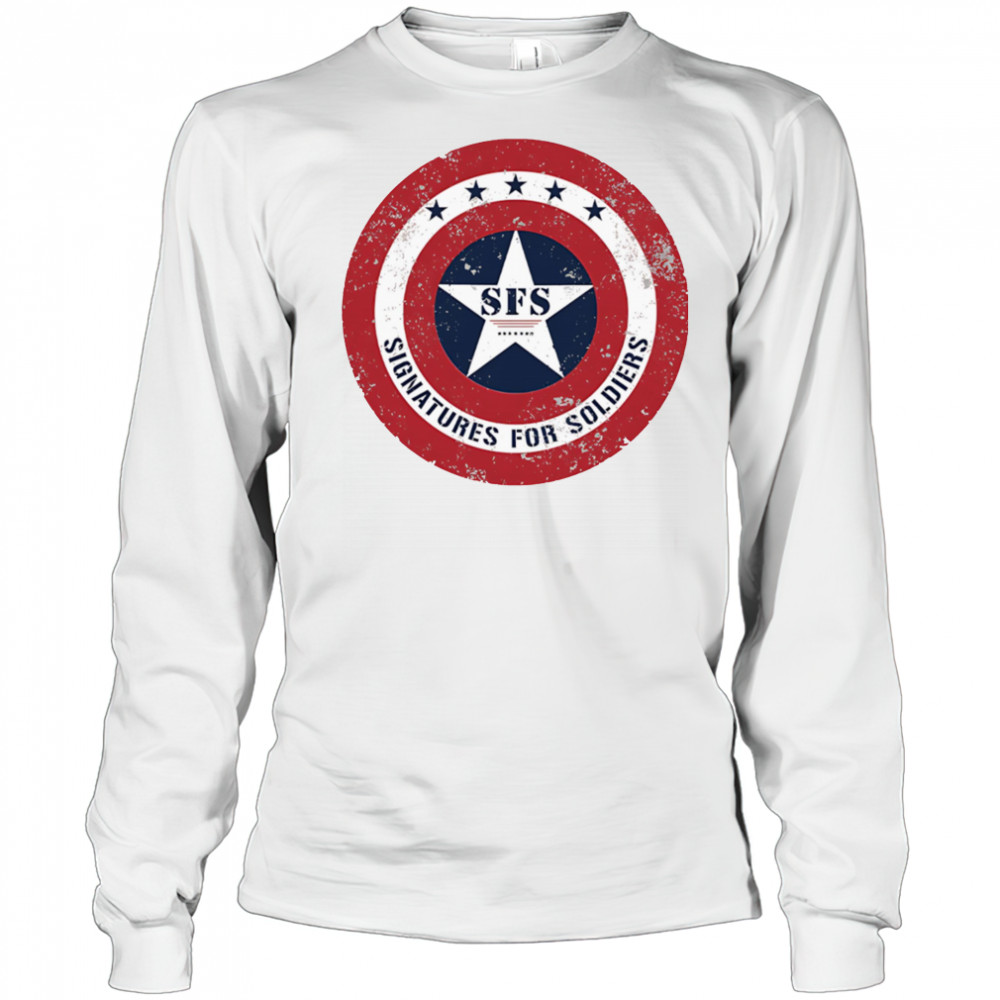 Signatures for Soldiers American Captain Star shirt Long Sleeved